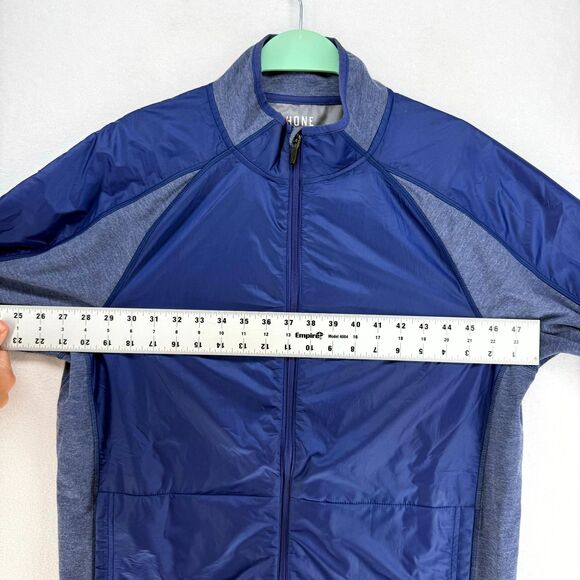 Rhone Full Zip Heavy Weight Windbreaker Blue Color Mens Size M - Picture 13 of 13